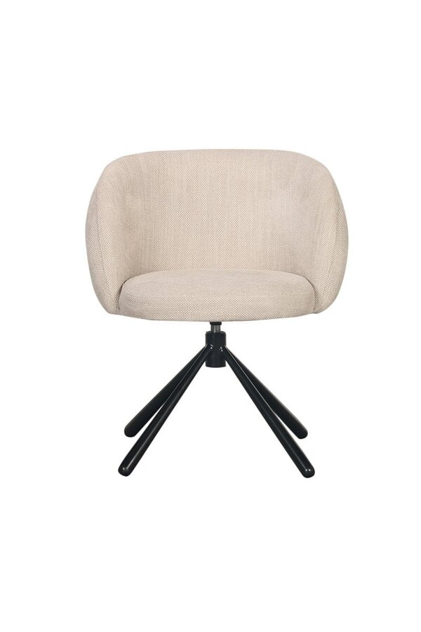 Fauteuil pivotant Pebble Beige