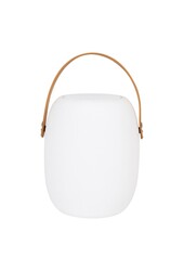 Cardiff LED Lamp - Lamp met riem, oplaadbaar, bluetooth-luidspreker, wit