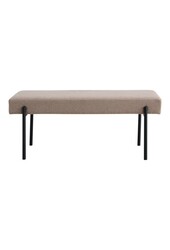 Swindon Bench - Bank, steen met zwarte poten, 100x36x42,5 cm, HN1231