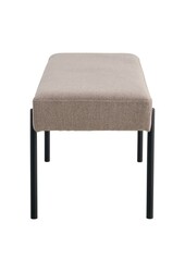 Swindon Bench - Banc, pierre avec pieds noirs, 100x36x42,5 cm, HN1231