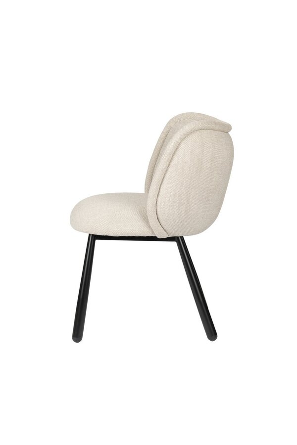 Chaise Panda Beige (Lot de 2)