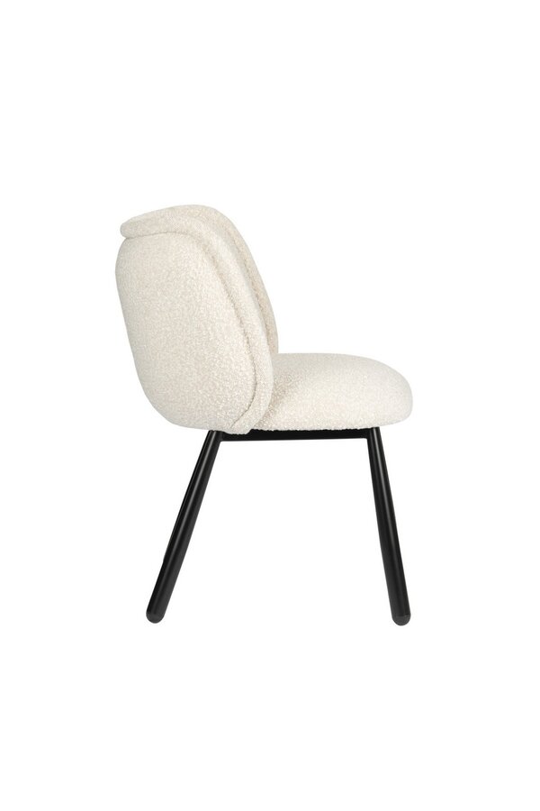 Chaise Panda Perle Blanche (Lot de 2)