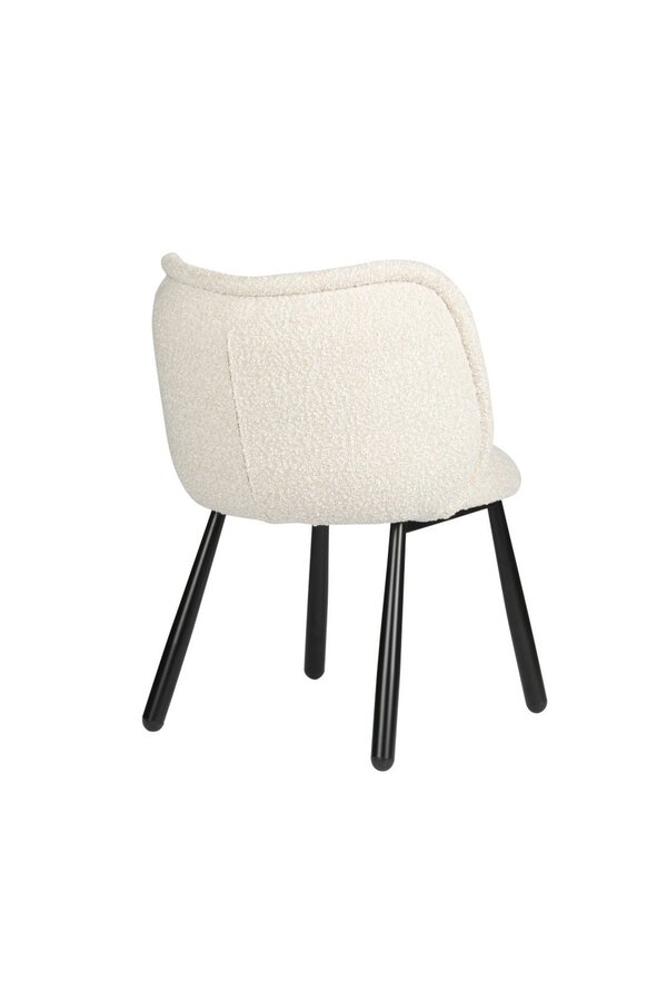 Chaise Panda Perle Blanche (Lot de 2)