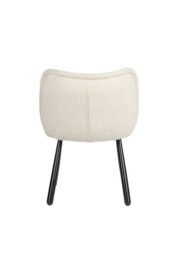 Chaise Panda Perle Blanche (Lot de 2)