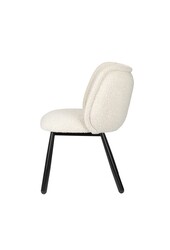 Chaise Panda Perle Blanche (Lot de 2)