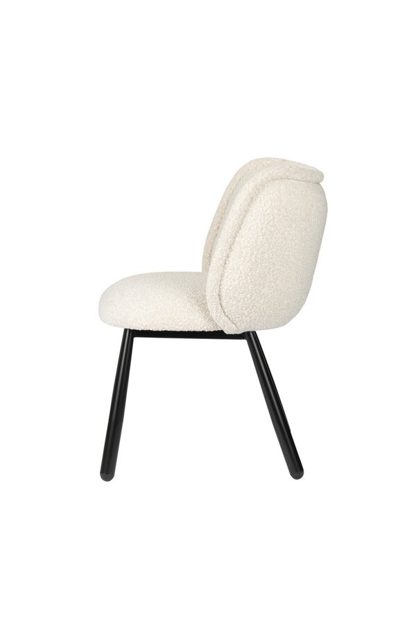 Chaise Panda Perle Blanche (Lot de 2)