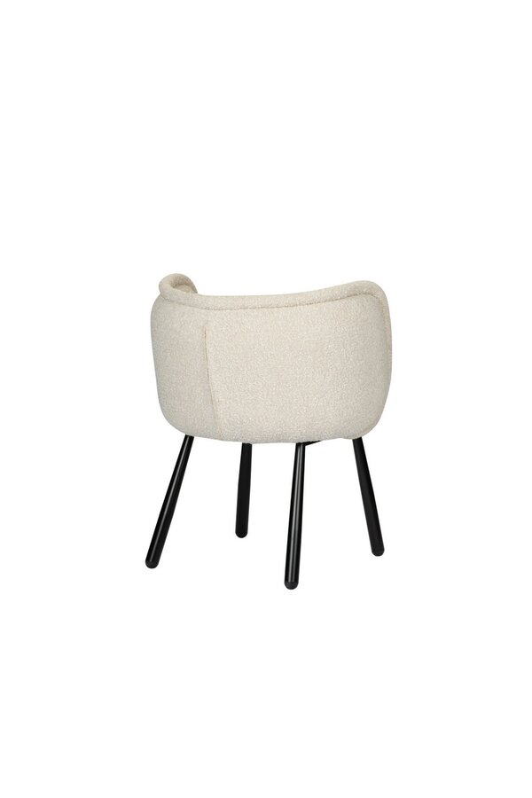 Fauteuil Panda Perle Blanche