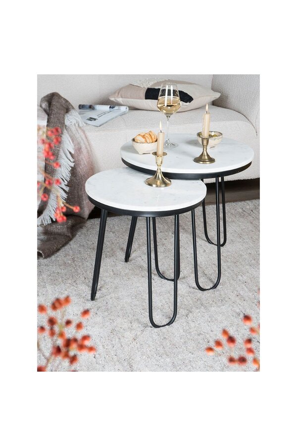 Table basse Milan - Marbre - 49 cm