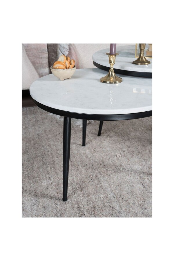 Table basse Melle - Marbre - 55 cm