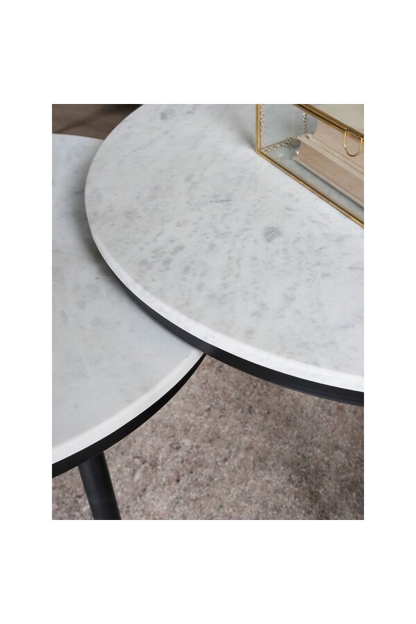 Table basse Melle - Marbre - 55 cm