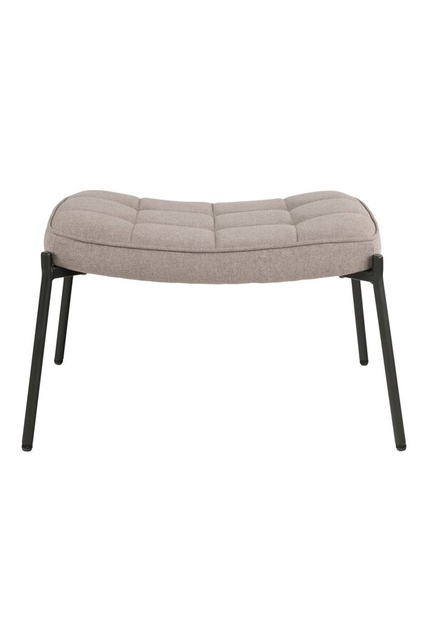 Glasgow Repose-pieds - Repose-pieds, pierre avec pieds noirs, HN1231