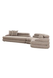 Bank Cairo 6-zits Sand Boucle
