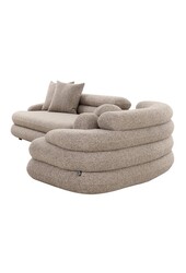 Canapé Cairo 6 places Boucle Sable