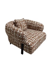 Fauteuil de salon Kathmandu Amon Terracotta