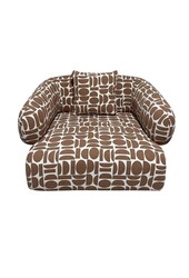 Fauteuil de salon Kathmandu Amon Terracotta