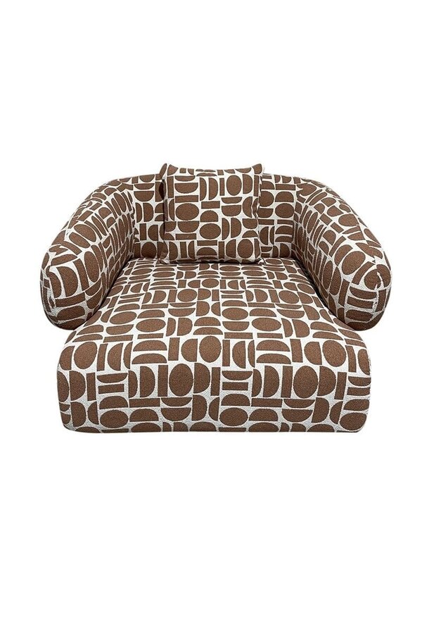 Fauteuil de salon Kathmandu Amon Terracotta