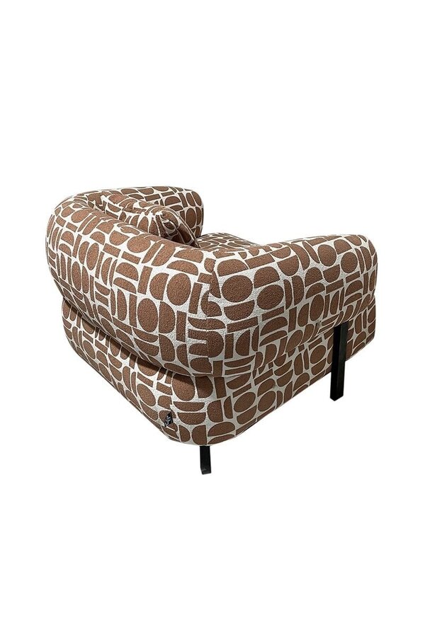 Fauteuil de salon Kathmandu Amon Terracotta