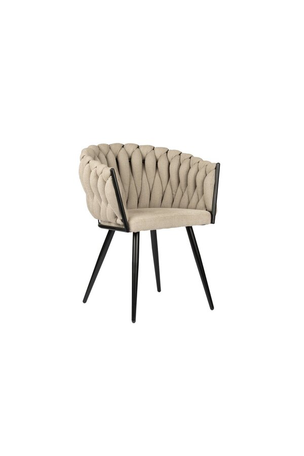 Chaise Wave beige (Lot de 2)