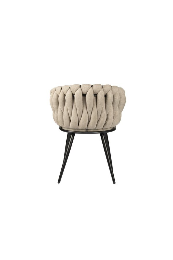 Chaise Wave beige (Lot de 2)