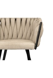 Chaise Wave beige (Lot de 2)