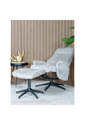 Fauteuil relax Bindy + Hocker – Perfect Harmony – Taupe 04