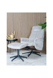 Fauteuil relax Bindy + Hocker – Perfect Harmony – Taupe 04