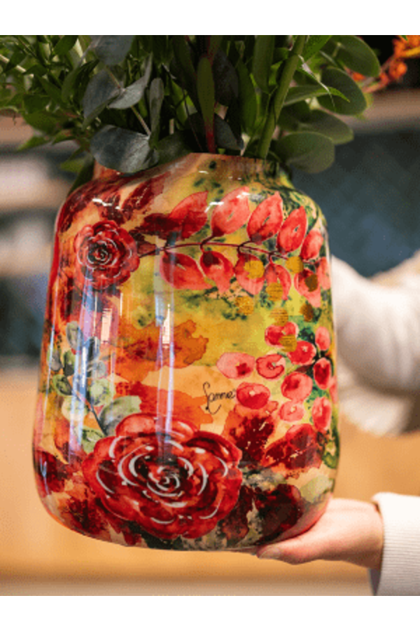 Conçu par Lammie Pot Rose Rouge