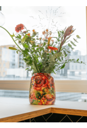 Conçu par Lammie Pot Rose Rouge