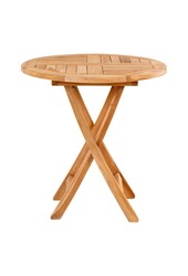 Oviedo Teak eettafel, ø70x75cm