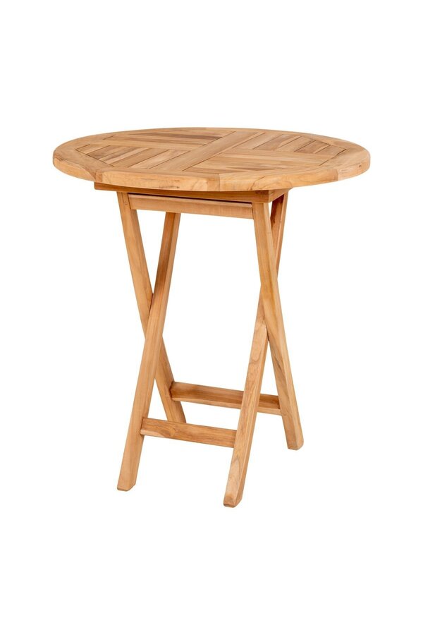 Table à manger Oviedo Teak, ø70x75cm