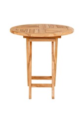 Oviedo Teak eettafel, ø70x75cm