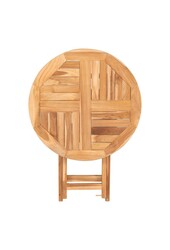 Table à manger Oviedo Teak, ø70x75cm