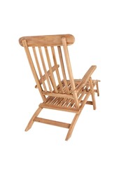 Chaise longue Arrecife Teak - Chaise longue en teck. Dossier réglable sur 4 positions