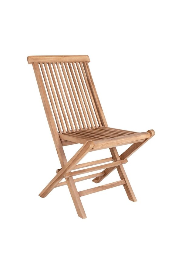 Chaise de salle à manger en teck Toledo - lot de 2