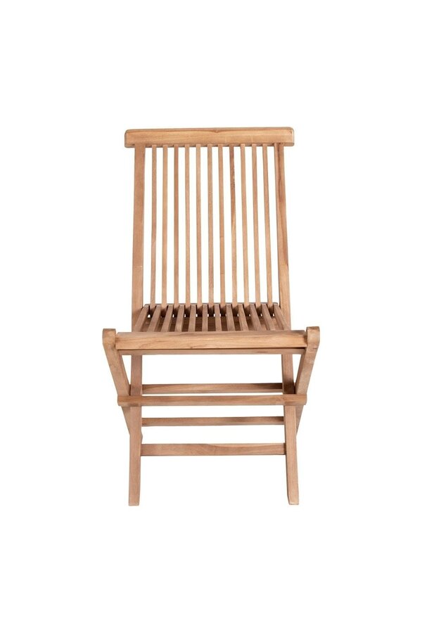 Chaise de salle à manger en teck Toledo - lot de 2