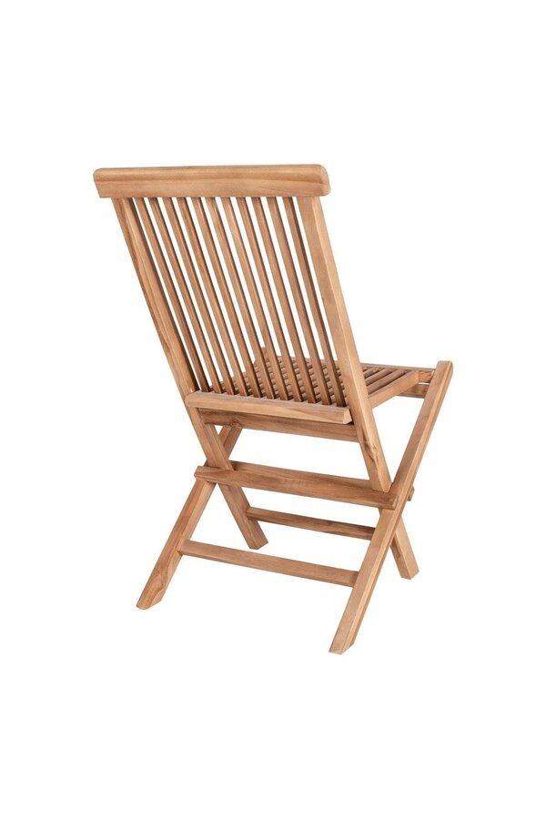 Chaise de salle à manger en teck Toledo - lot de 2