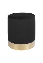 Pouf Gamby - Laiton/Noir,