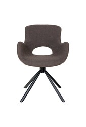 Amorim Dining Chair - Chaise de salle à manger, en bouclé champignon avec pivotant - Lot de 2