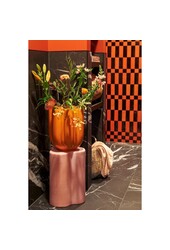 Brazil Bijzettafel - H44 x Ø30 cm - Keramiek - Lichtroze