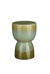 Lucien Table d'appoint - H37 x Ø26 cm - Céramique - Vert