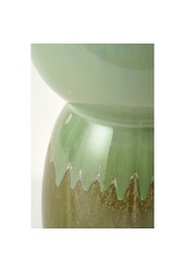 Lucien Table d'appoint - H37 x Ø26 cm - Céramique - Vert