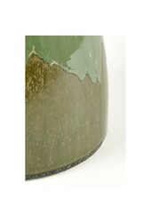 Lucien Table d'appoint - H37 x Ø26 cm - Céramique - Vert