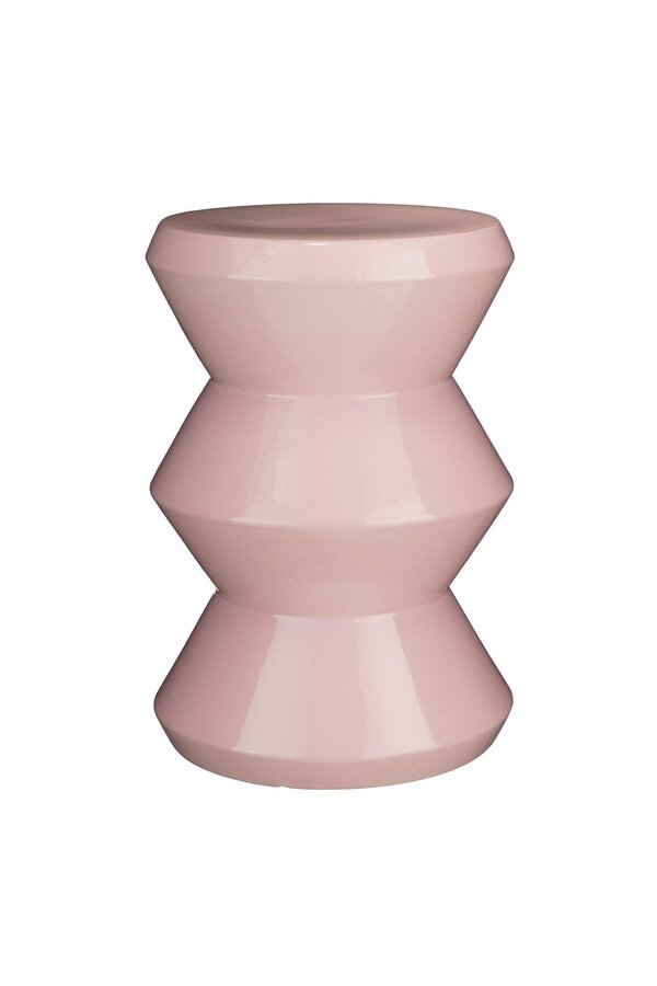 Bijzettafel - H42 x Ø31 cm - Keramiek - Lila