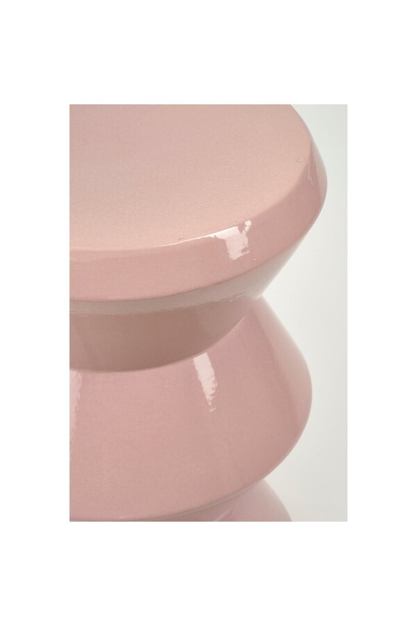 Table d'appoint - H42 x Ø31 cm - Céramique - Lila