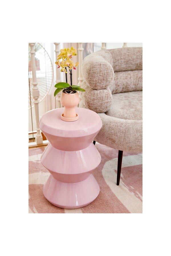 Table d'appoint - H42 x Ø31 cm - Céramique - Lila