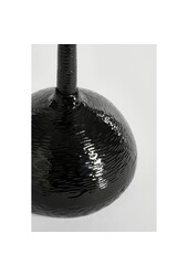 Colin Table d'appoint - H68 x Ø24 cm - Aluminium Recyclé - 100% FSC - Noir