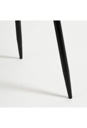 Flores Table d'appoint - H49 x Ø42 cm - Métal - Noir