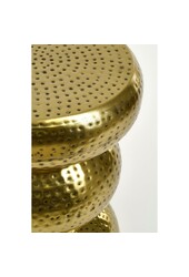 Clide Bijzettafel - H47 x Ø33 cm - Metaal - Antiek Goud