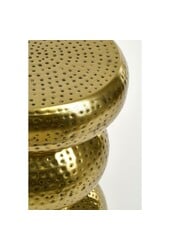 Table d'appoint Clide - H47 x Ø33 cm - Métal - Or Antique