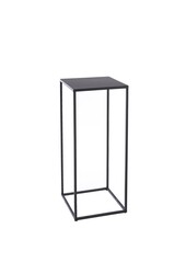 Quinty Bijzettafel - Set van 3 - L30 x B30 x H70 cm - Metaal - Zwart